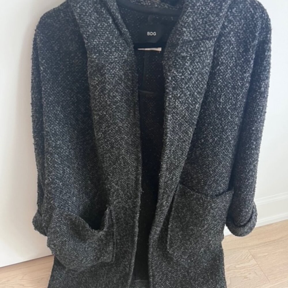 Oversized Wool Sweater Coat
